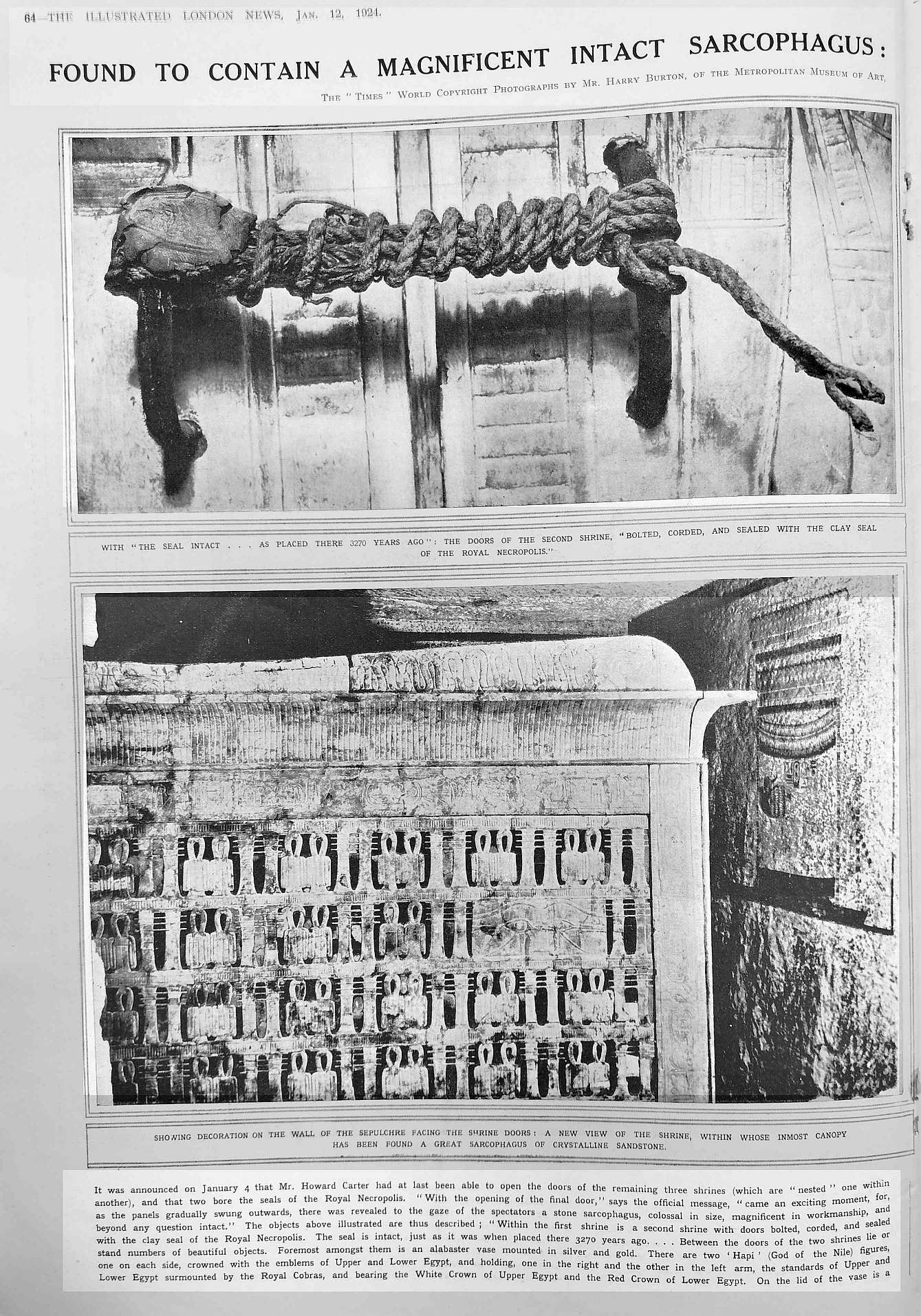 seal of the sarcophagus